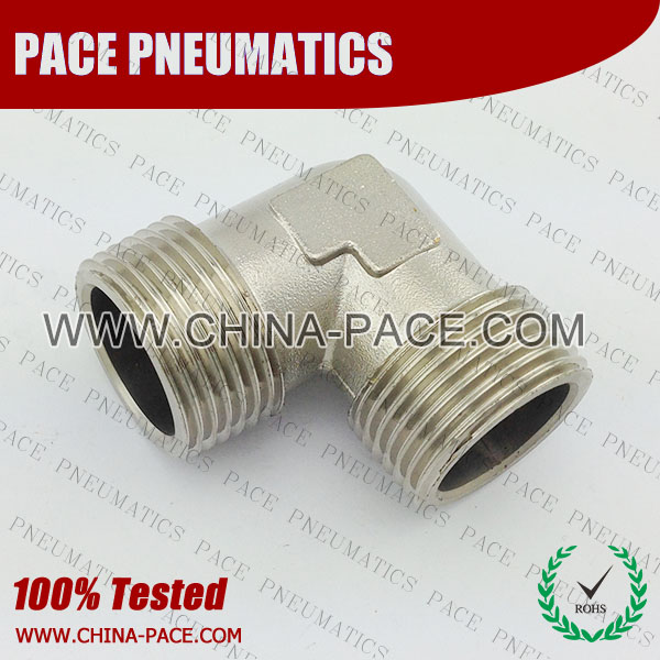 Male Elbow EquAal Threaded Fittings, Brass Pipe Fittings, Brass Hose Fittings, Brass Air Connector, Brass BSP Fittings
